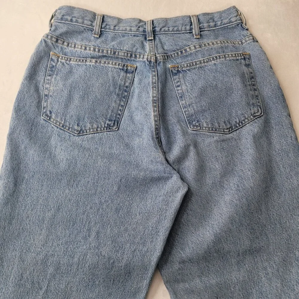 Lands End Women's Regular Fit Light Wash Denim Jeans Size 14x29 Reg - Picture 4 of 12